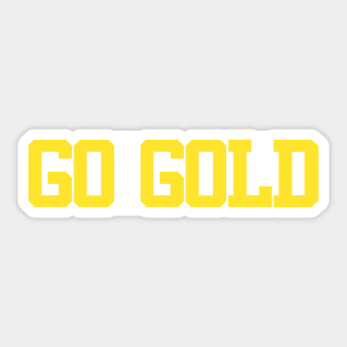 Color Wars- Go Gold Sticker